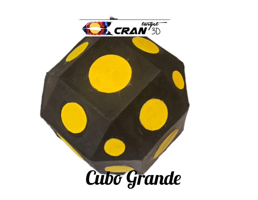 Cubo 3d para tiro con arco