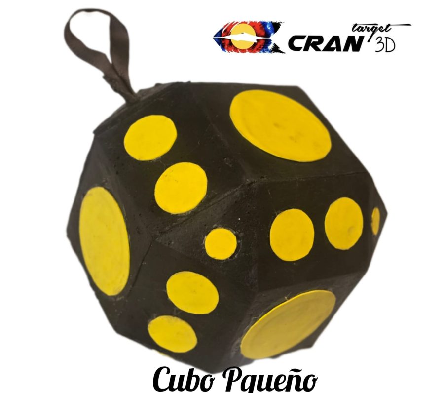 cubo 3d para disparar